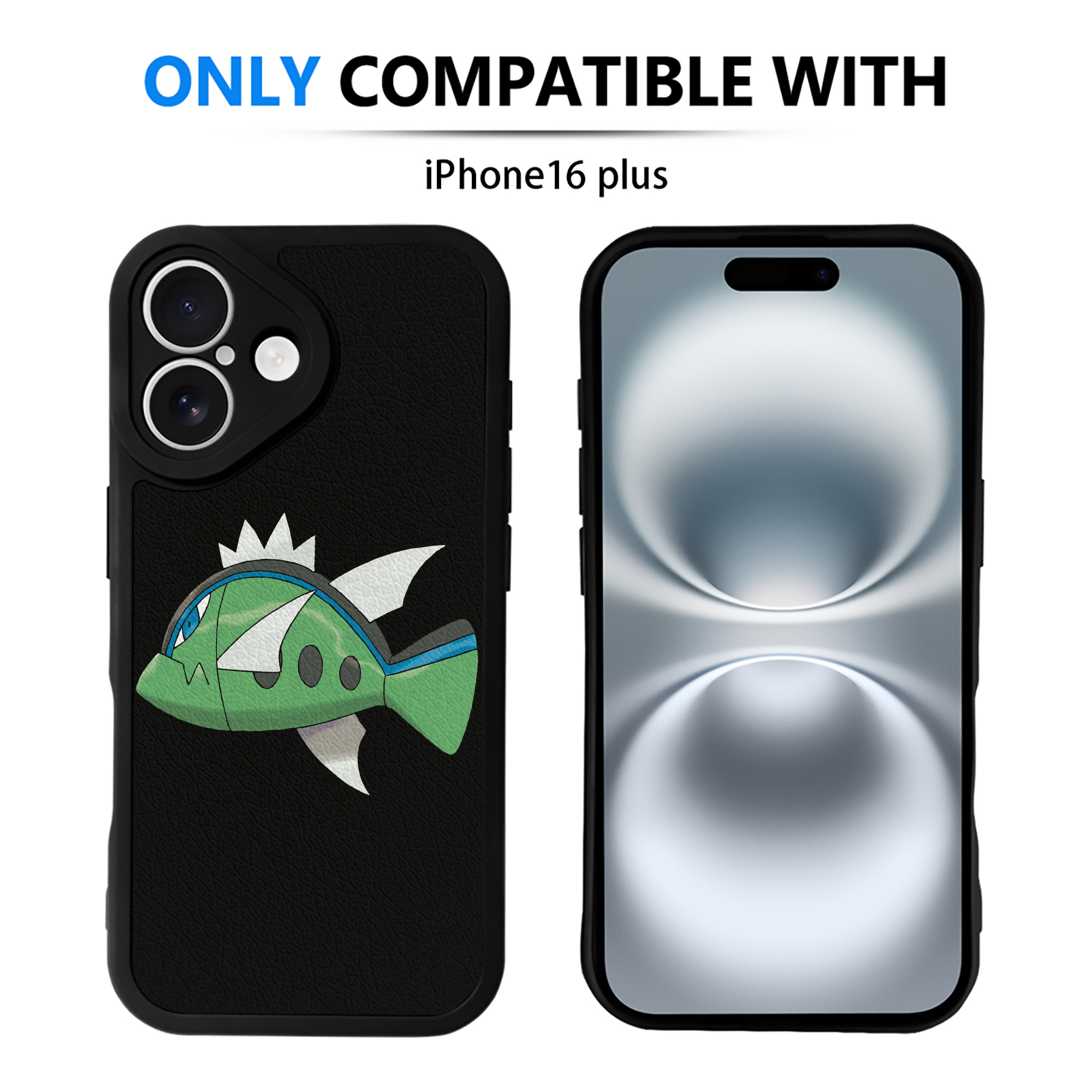 （画像用） ポケットモンスター Pokémon 【iPhone 16シリーズ対応】シリコンスマホケース（レザー調） 材質：シリコン